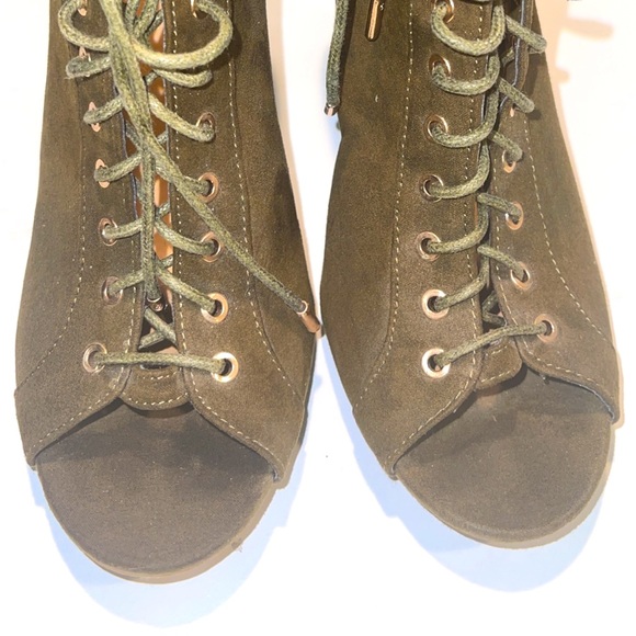 Army dark green booties - Picture 4 of 9